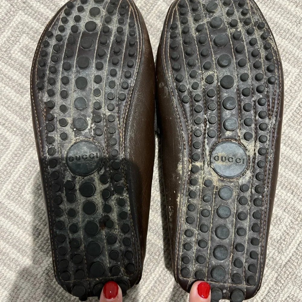 Gucci Horsebit Loafers Chocolate Brown Size 36 - Picture 2 of 3